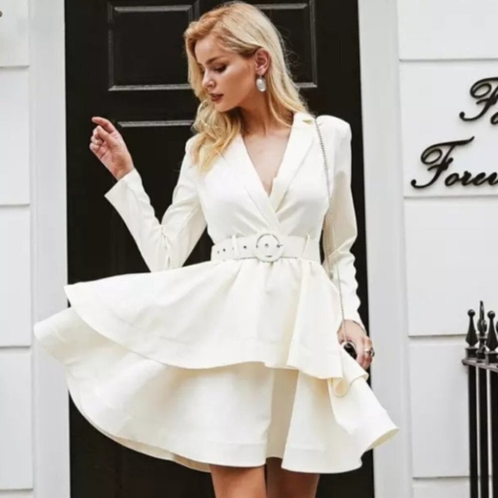 OFF WHITE DRESS - Picture 2 of 4